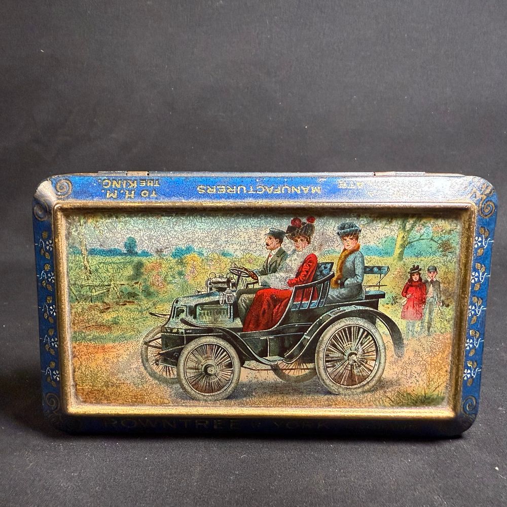 Lot 191: Rowntree's Motor Car Chocolate Cocoa Tin