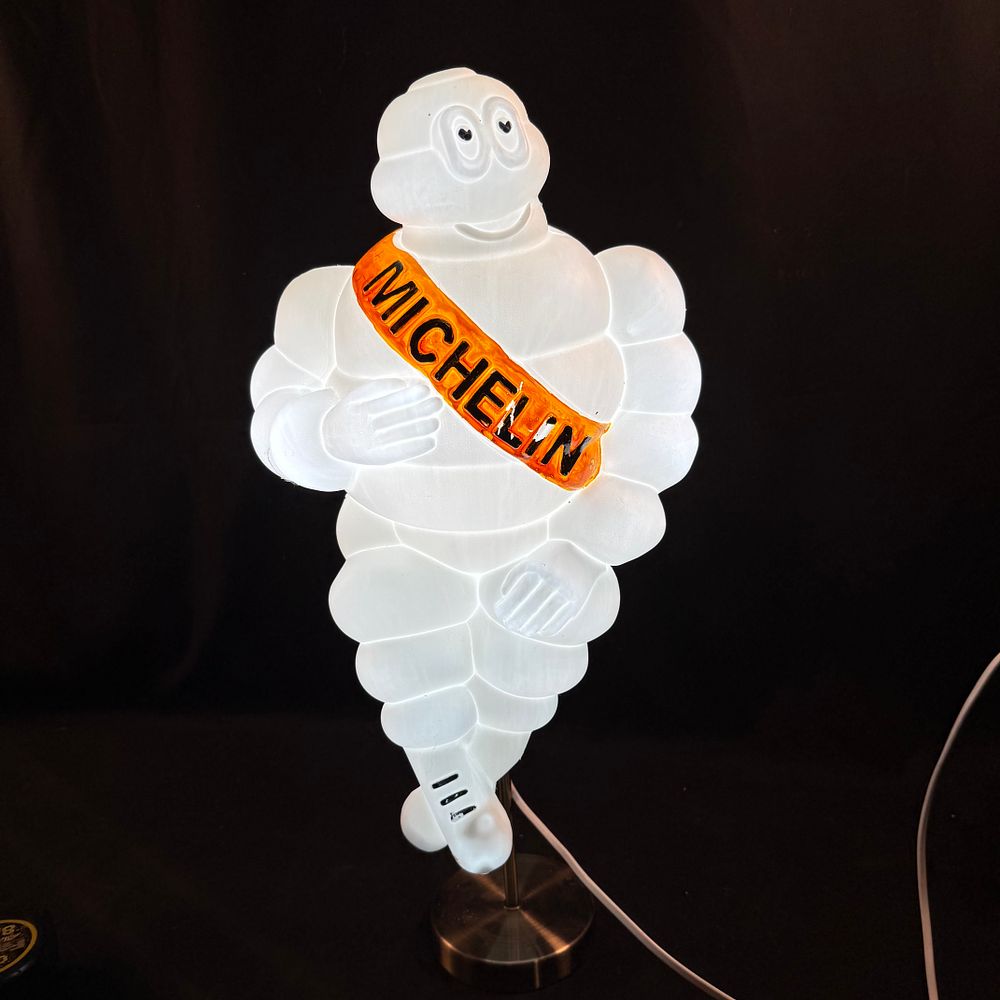 Lot 248: Michelin Illuminated Bibendum Table Lamp