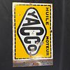 Yacco Huile Moteur Enamel Advertising Sign. Rectangular yellow, black, and white enamel sign for Image - 3