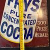 J.S. Fry & Sons Enamel Advertising Sign. Early 20th-century rectangular enamel sign for Frys Image - 8
