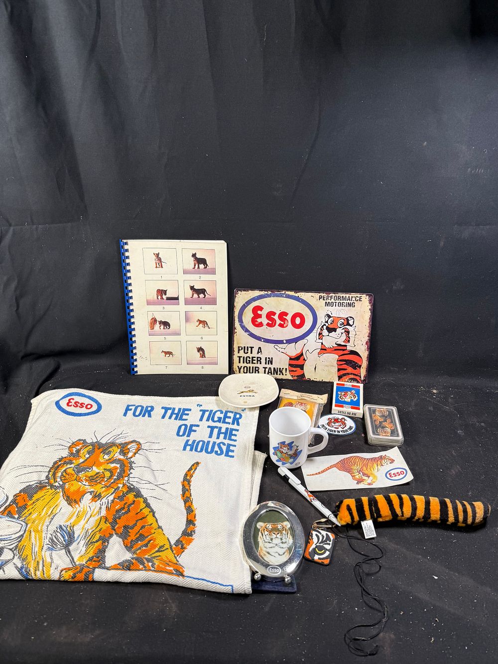Lot 297: Esso Tiger Promotional Collectibles Lot Mixed Materials