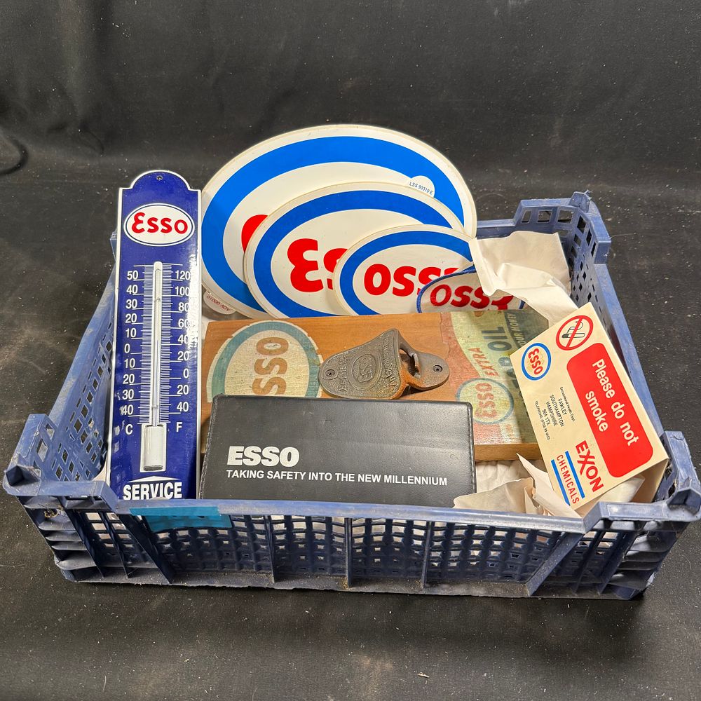 Lot 300: Esso and Exxon Promotional Collectibles Mixed Media