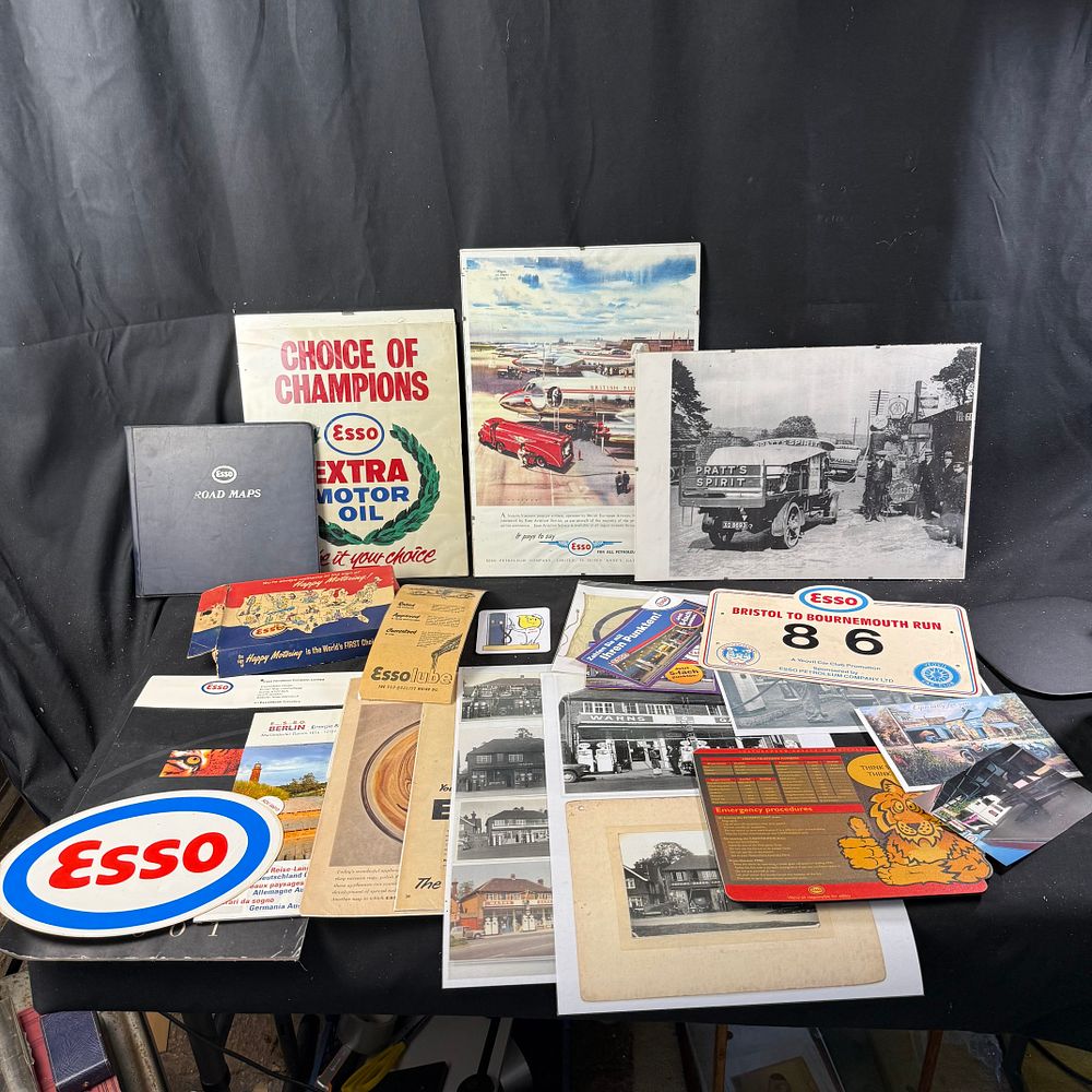 Lot 320: Esso and Pratt's Spirit Automobilia Collection Mixed Materials