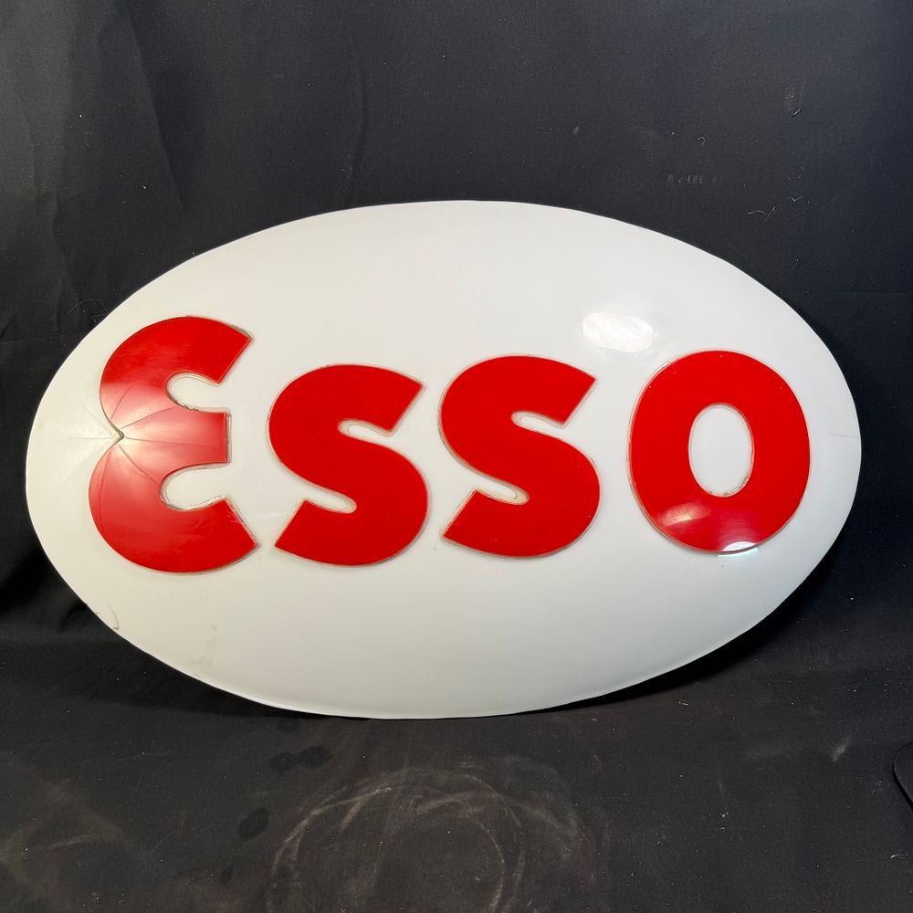 Lot 326: Esso Perspex Sign Moulded Plastic