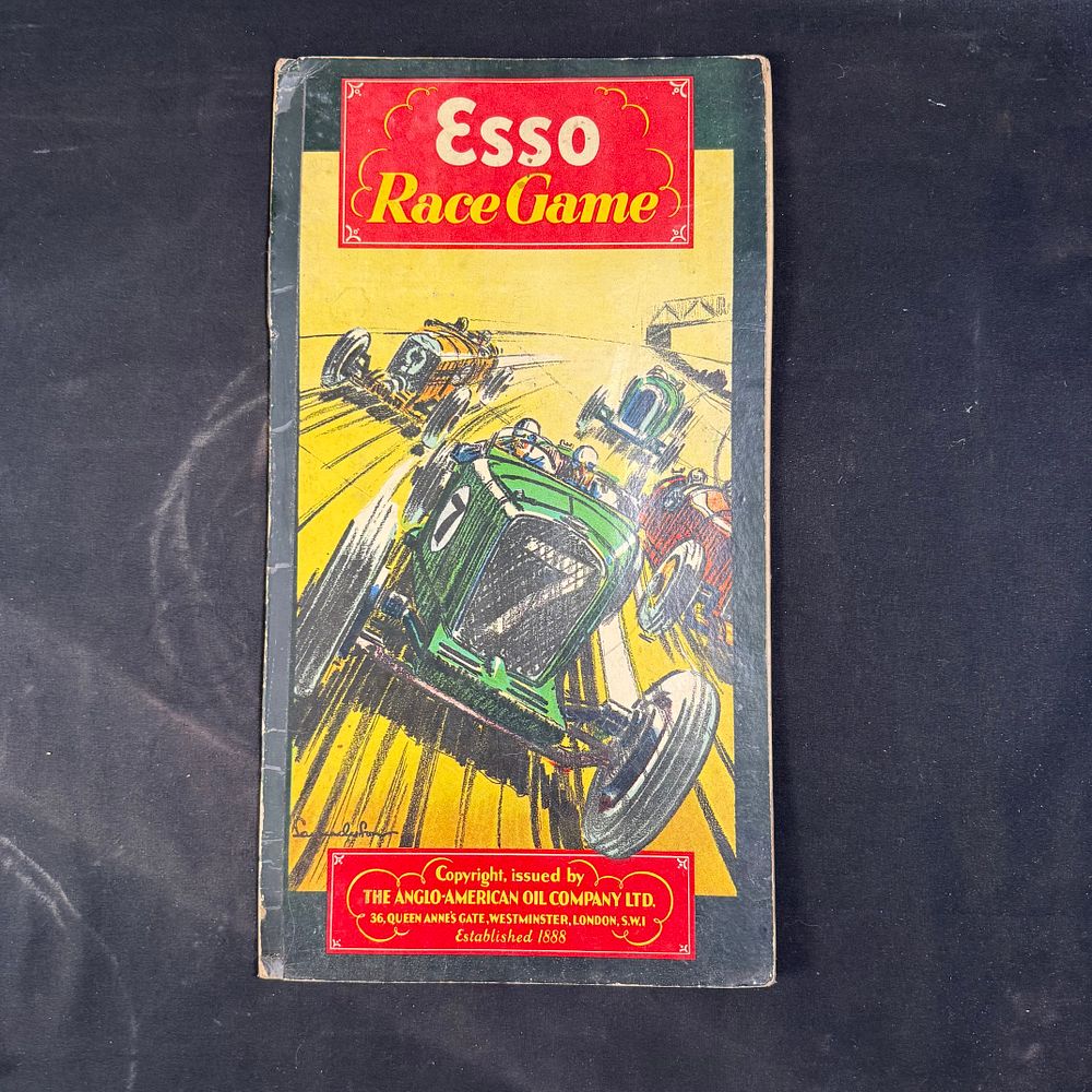 Lot 330: Esso Promotional Board Game Lithographed Cardstock