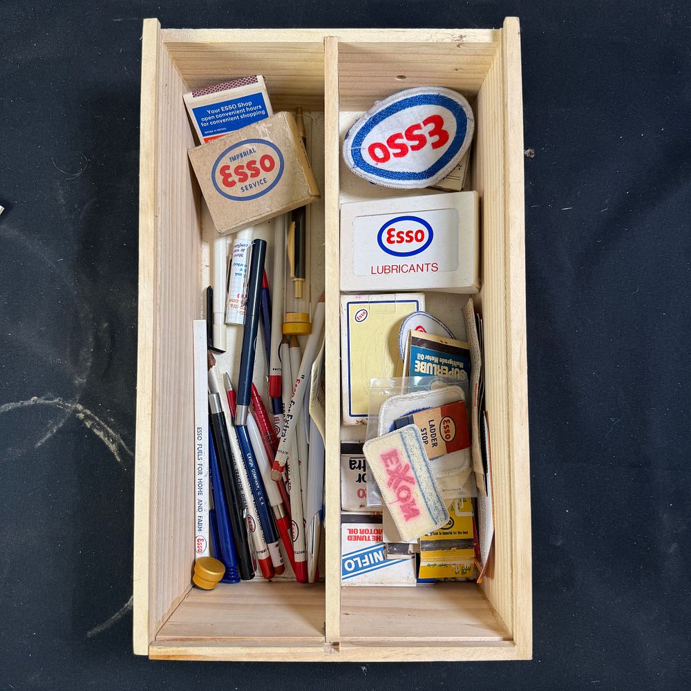 Lot 335: Esso and Exxon Promotional Ephemera Collection Mixed Materials
