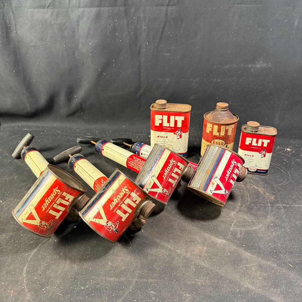 Lot 337: Flit Insecticide Tin Collection