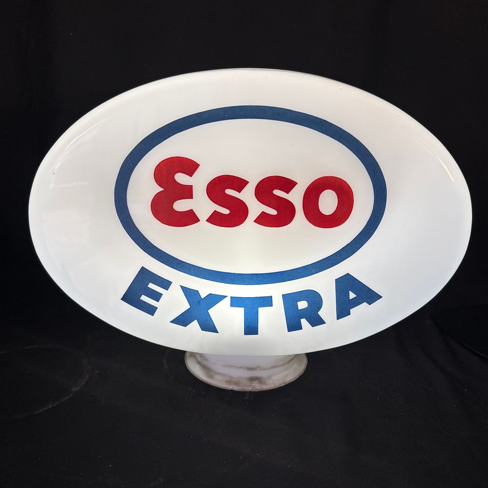 Lot 184: Esso Extra Petrol Pump Globe