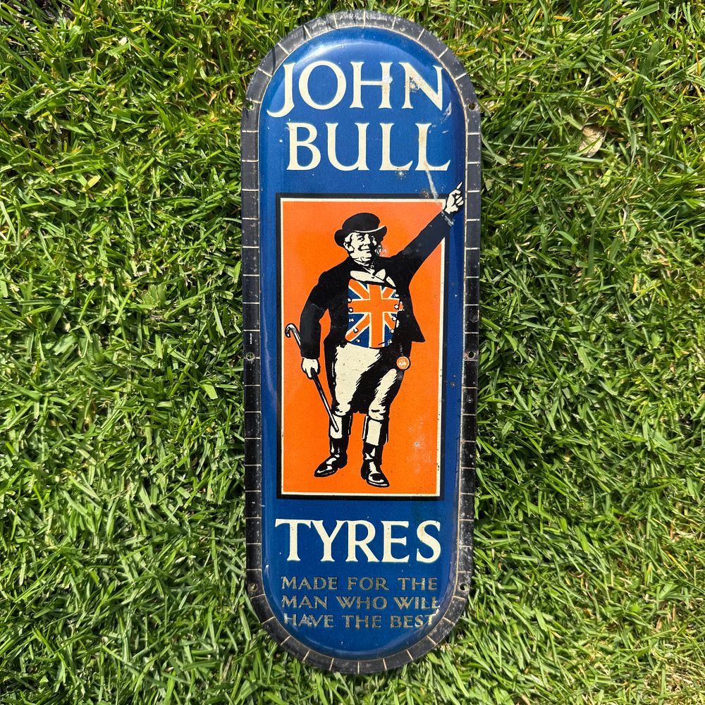 Lot 150: John Bull Tyres Advertising Fingerplate