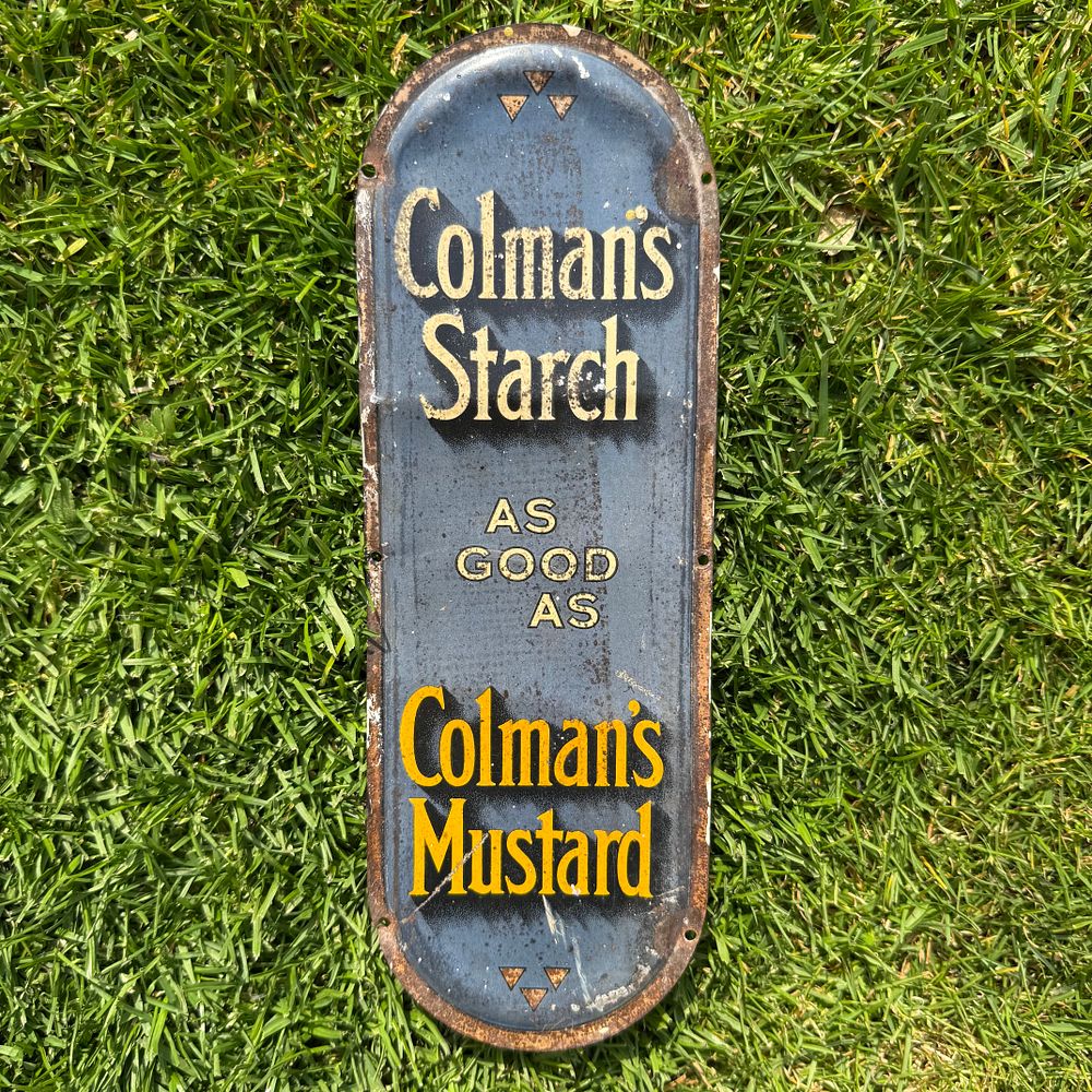 Lot 151: Colman's Starch and Mustard Advertising Fingerplate