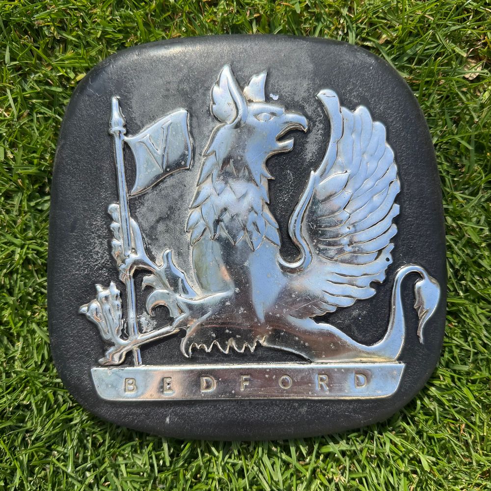 Lot 224: Bedford Griffin Radiator Grille Badge