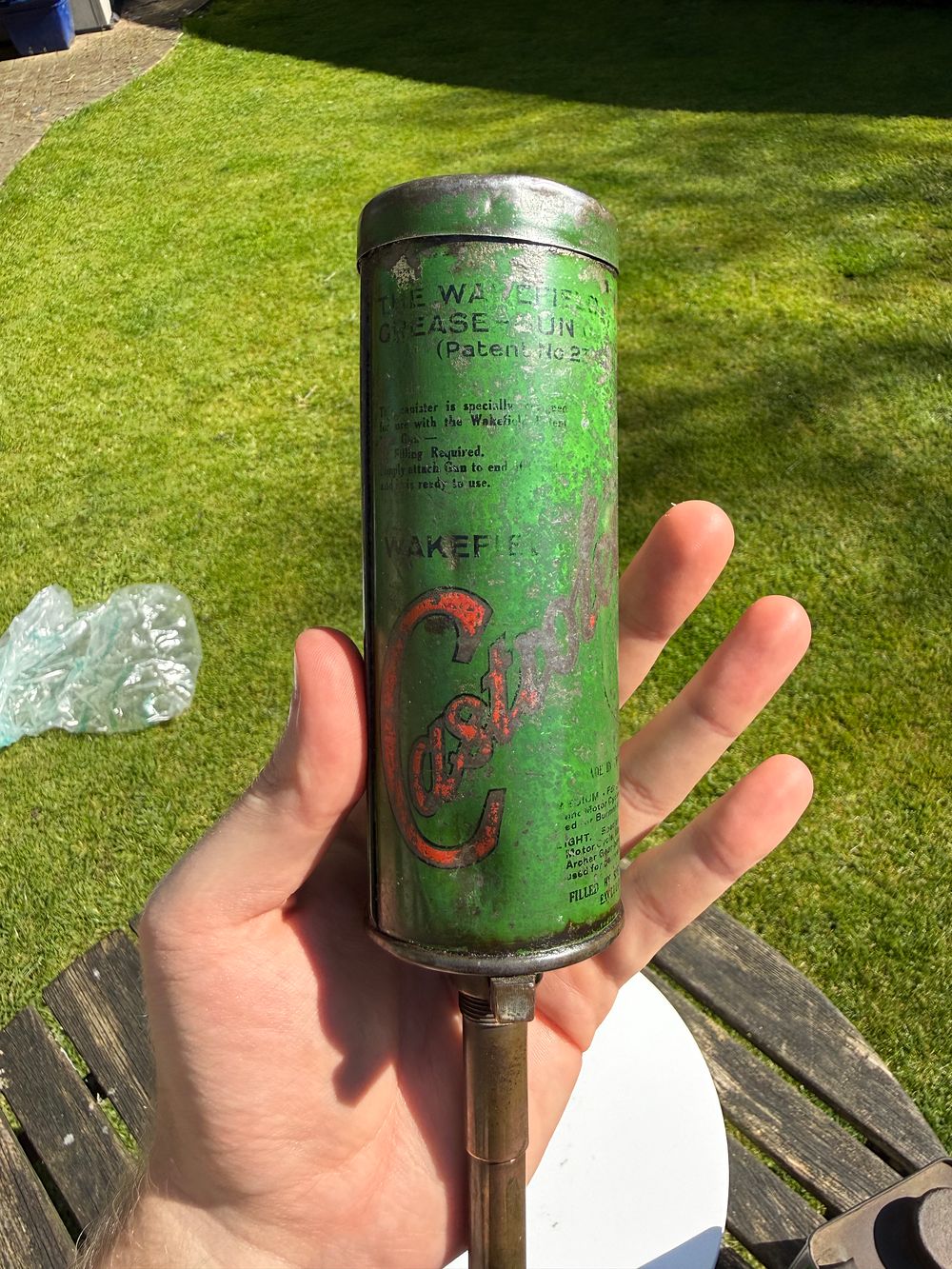 Lot 132: Wakefield Castrol Grease Gun