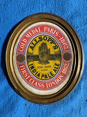 Samuel Allsopp & Sons India Pale Ale Advertising Sign