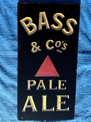 Bass & Co's Pale Ale Advertising Sign
