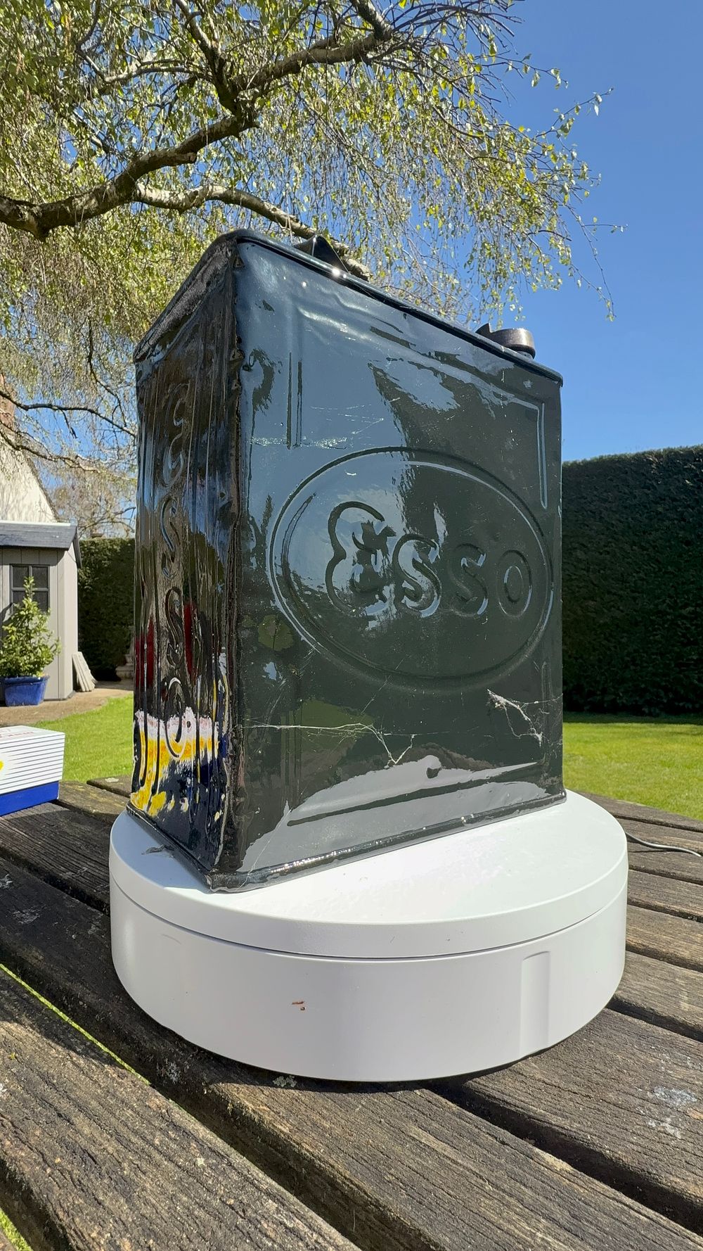 Lot 205: Esso Two Gallon Petrol Can