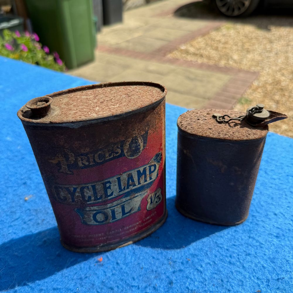 Lot 548: A Pair of Price's Cycle Oil Tins