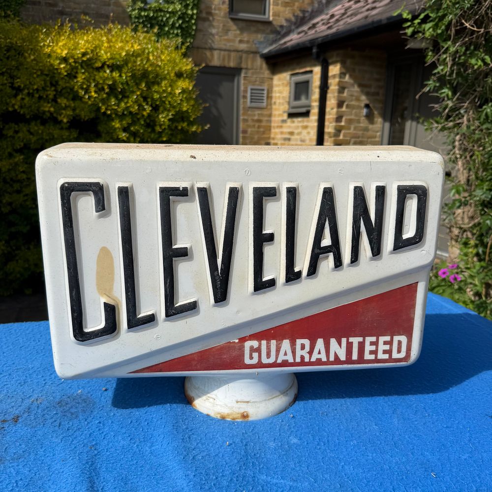 Lot 480: Cleveland Guaranteed Petrol Pump Globe