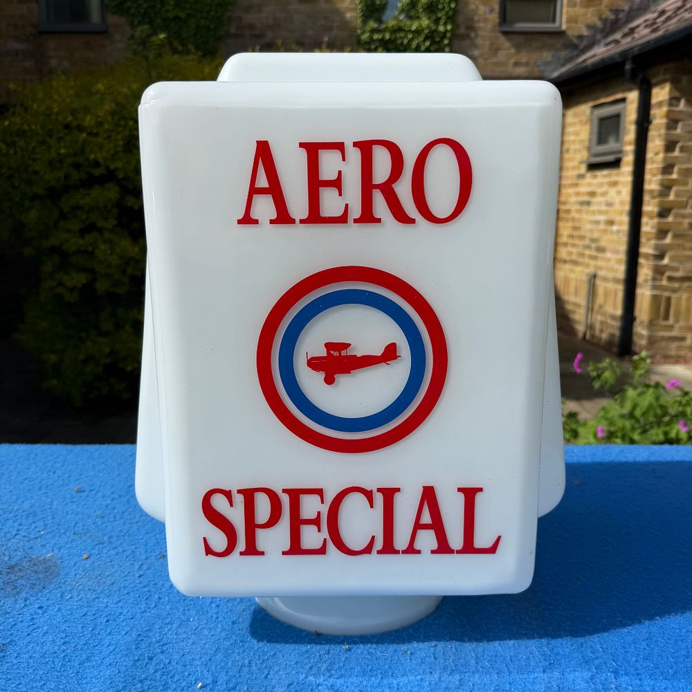 Lot 474: Aero Special Petrol Pump Globe, reproduction