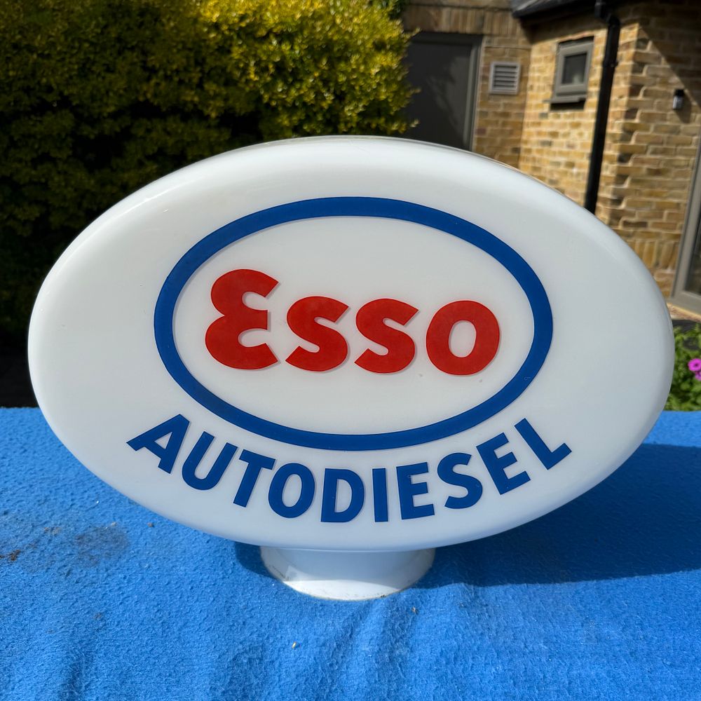 Lot 470: Esso Autodiesel Petrol Pump Globe