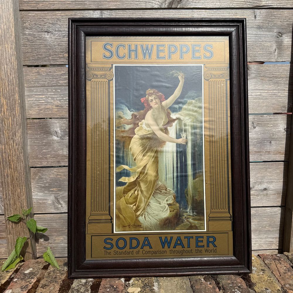 Lot 589: Schweppes Soda Water Advertising Print