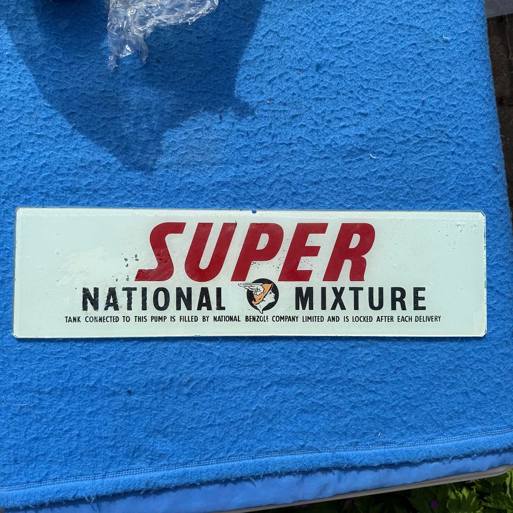 Lot 466: National Super Mixture Petrol Pump Panel