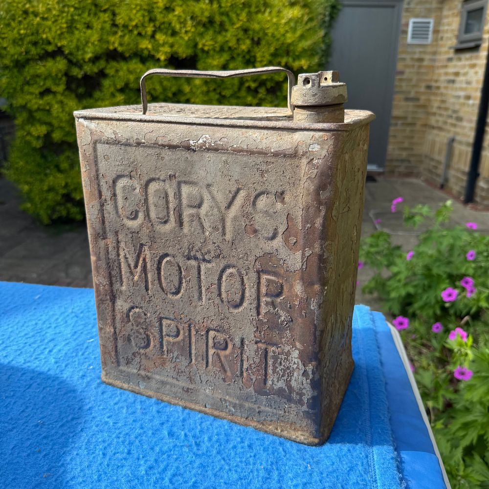 Lot 562: Cory's Motor Spirit Two-Gallon Petrol Can