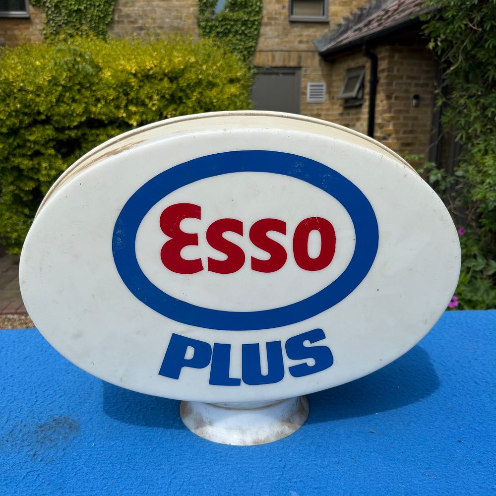 Lot 471: Esso Plus Plastic Petrol Pump Globe