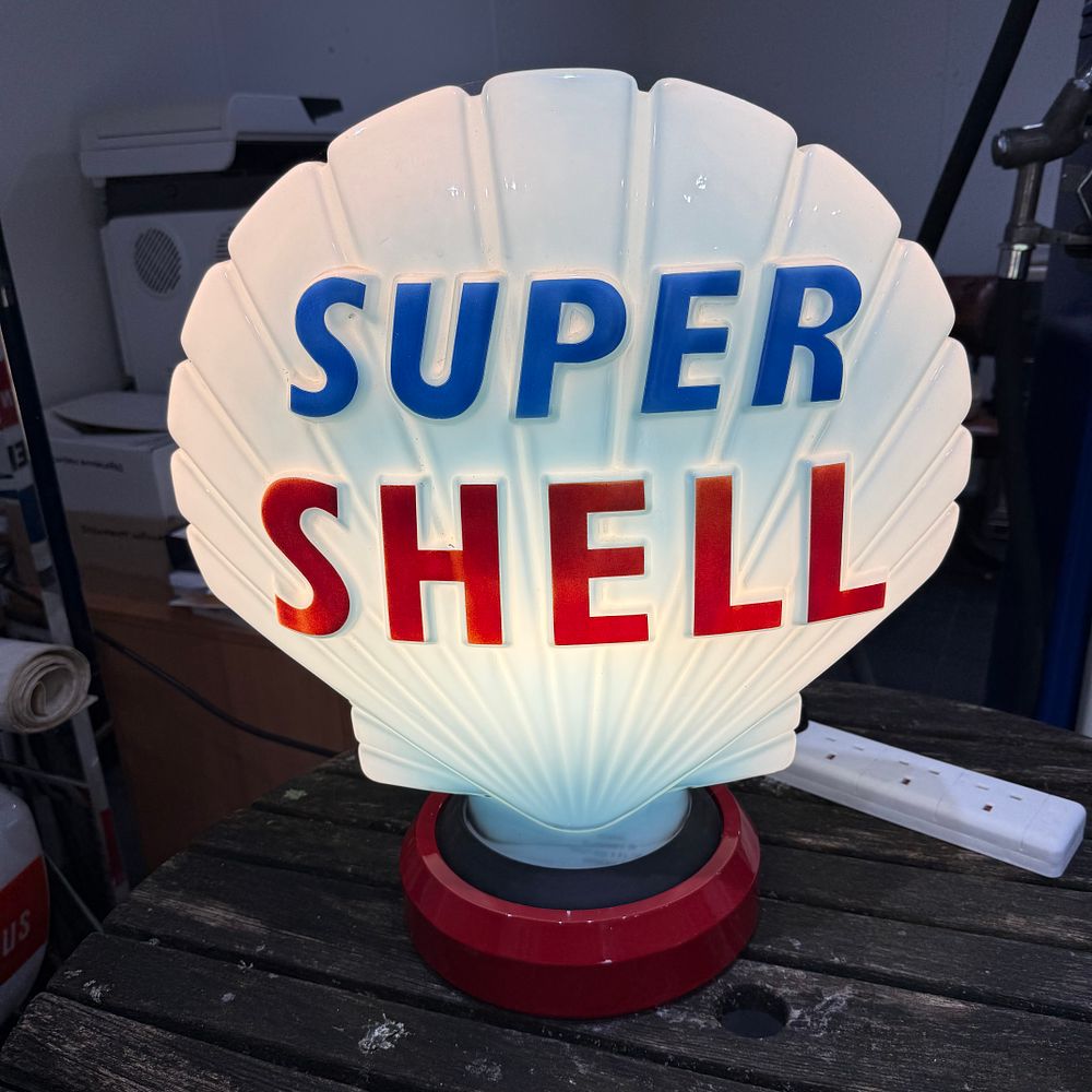 Lot 169: Super Shell Petrol Pump Globe