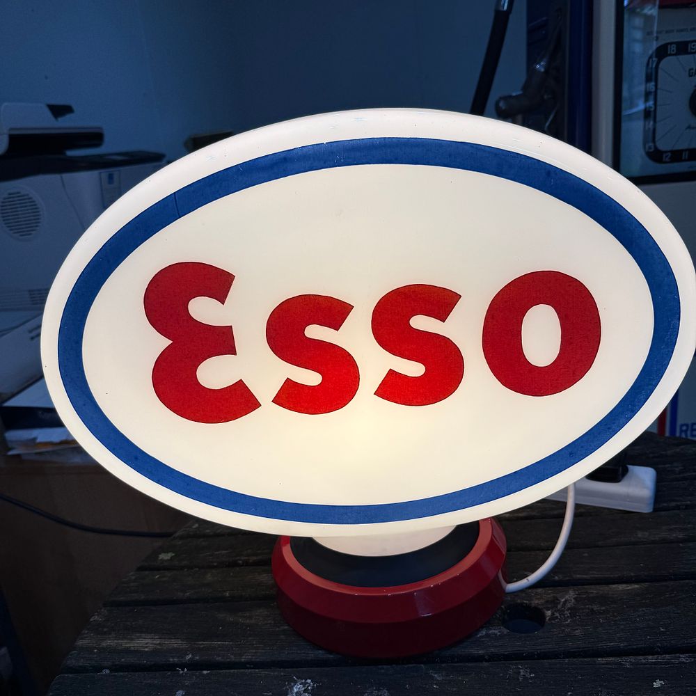 Lot 113: Esso Petrol Pump Globe