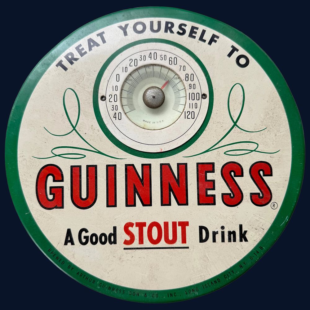 Lot 1: Guinness Advertising Thermometer