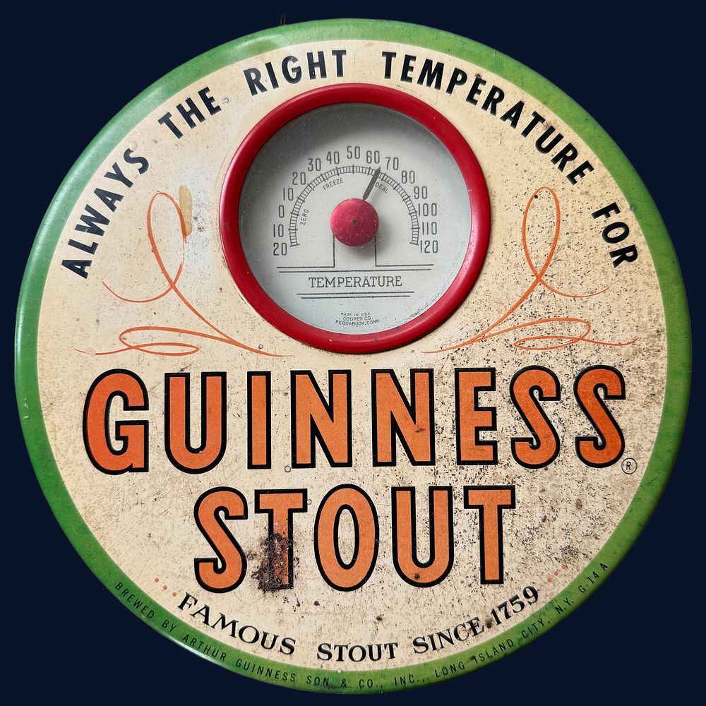 Lot 9: Guinness Stout Advertising Thermometer