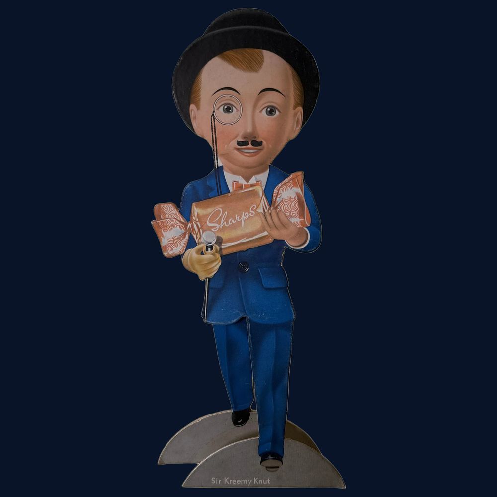 Lot 19: Sharps Toffee Sir Kreemy Knut Advertising Showcard