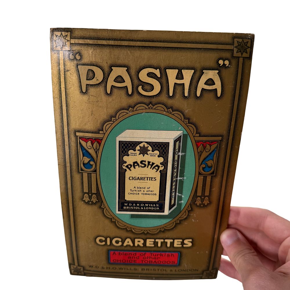 Lot 30: Wills Pasha Cigarettes Advertising Showcard