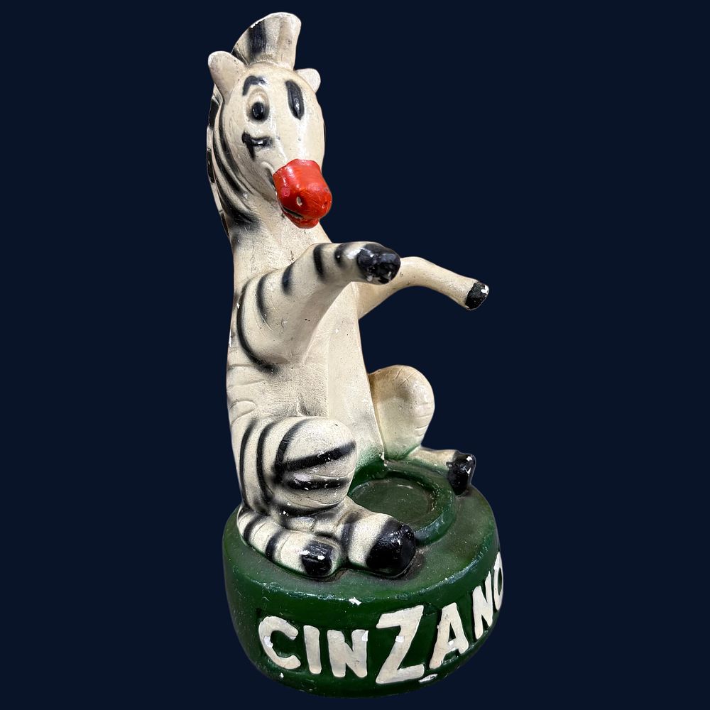 Lot 67: Cinzano Advertising Zebra Display Figure