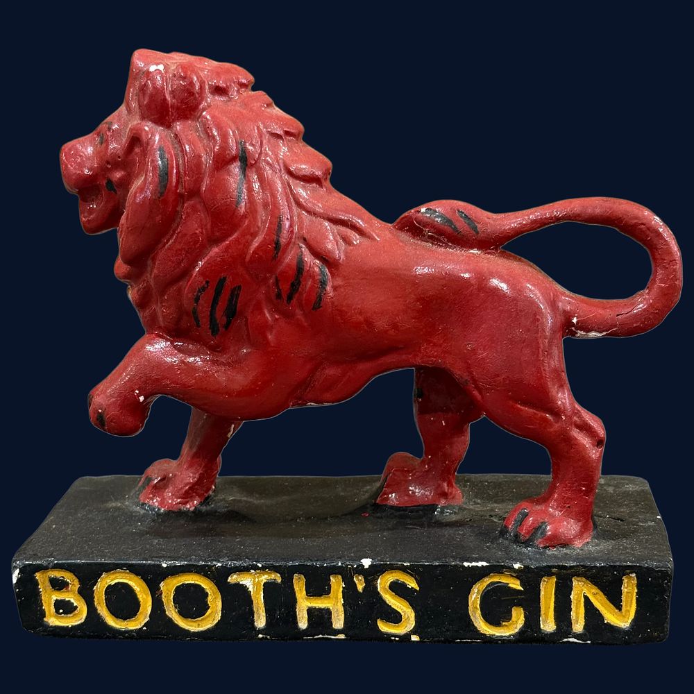 Lot 70: Booth's Gin Advertising Pub Figure