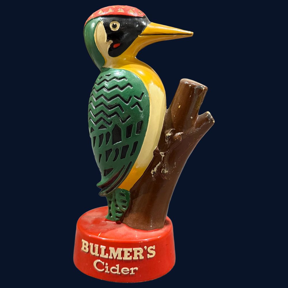 Lot 76: Bulmer's Woodpecker Cider Advertising Bar Statue