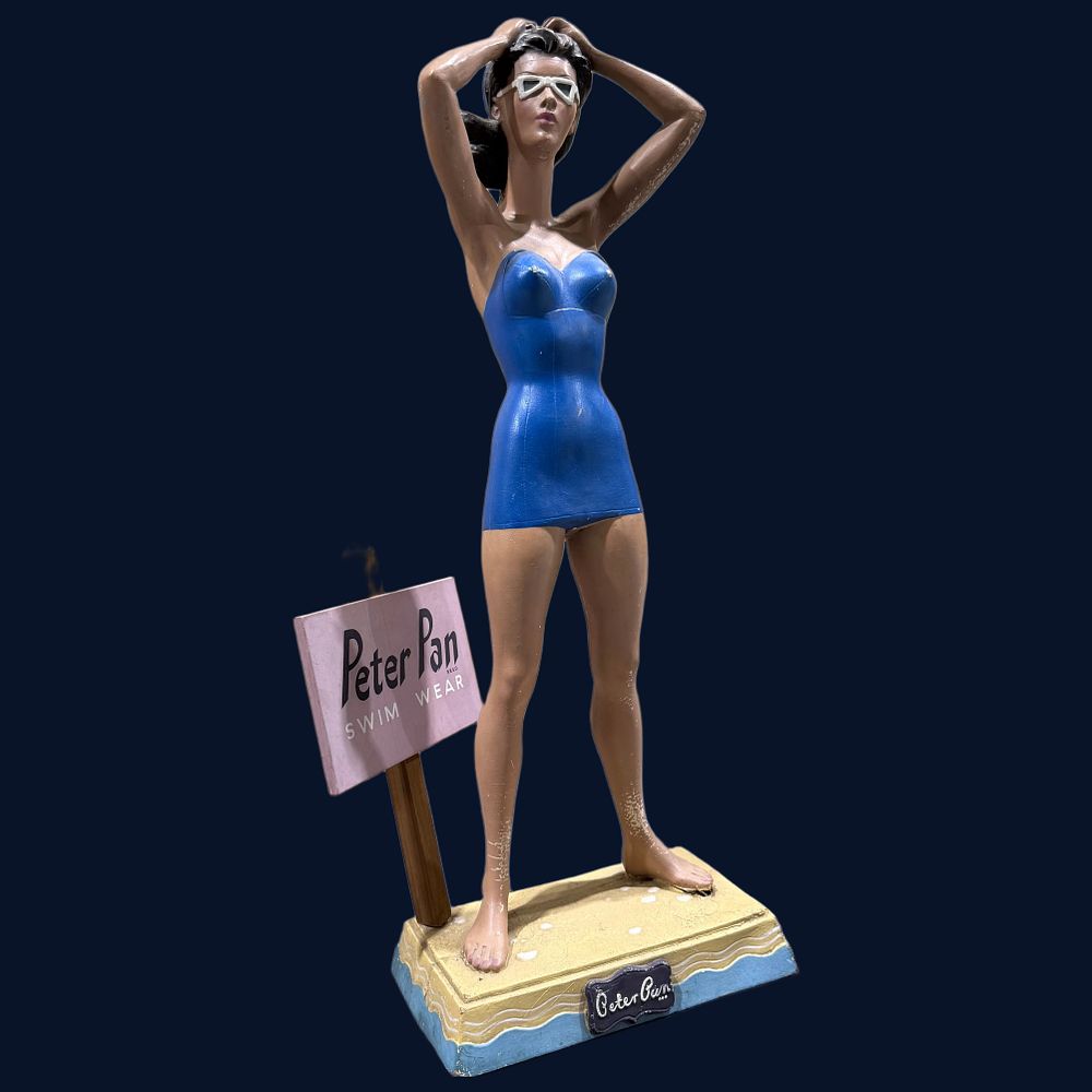 Lot 82: Peter Pan Swimwear Counter-Top Advertising Figure