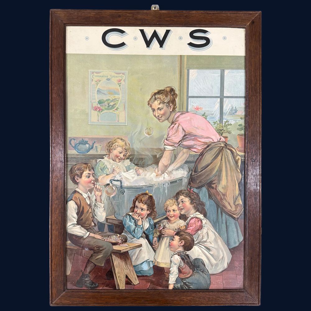Lot 94: C.W.S. Framed Showcard