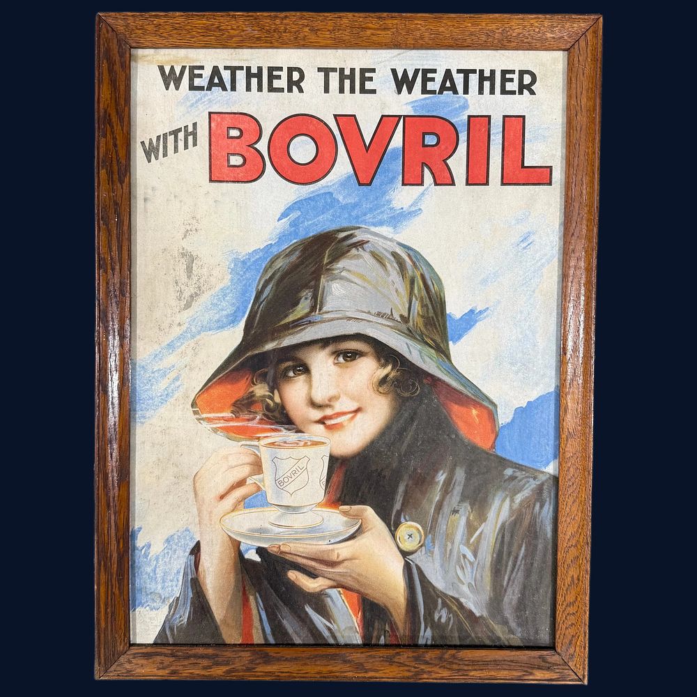Lot 95: Bovril Weather the Weather Advertising Print
