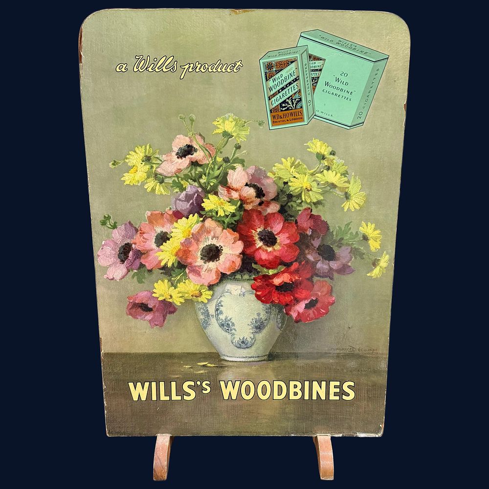 Lot 107: Wills’s Woodbines Advertising Showcard after Maurice Decamps