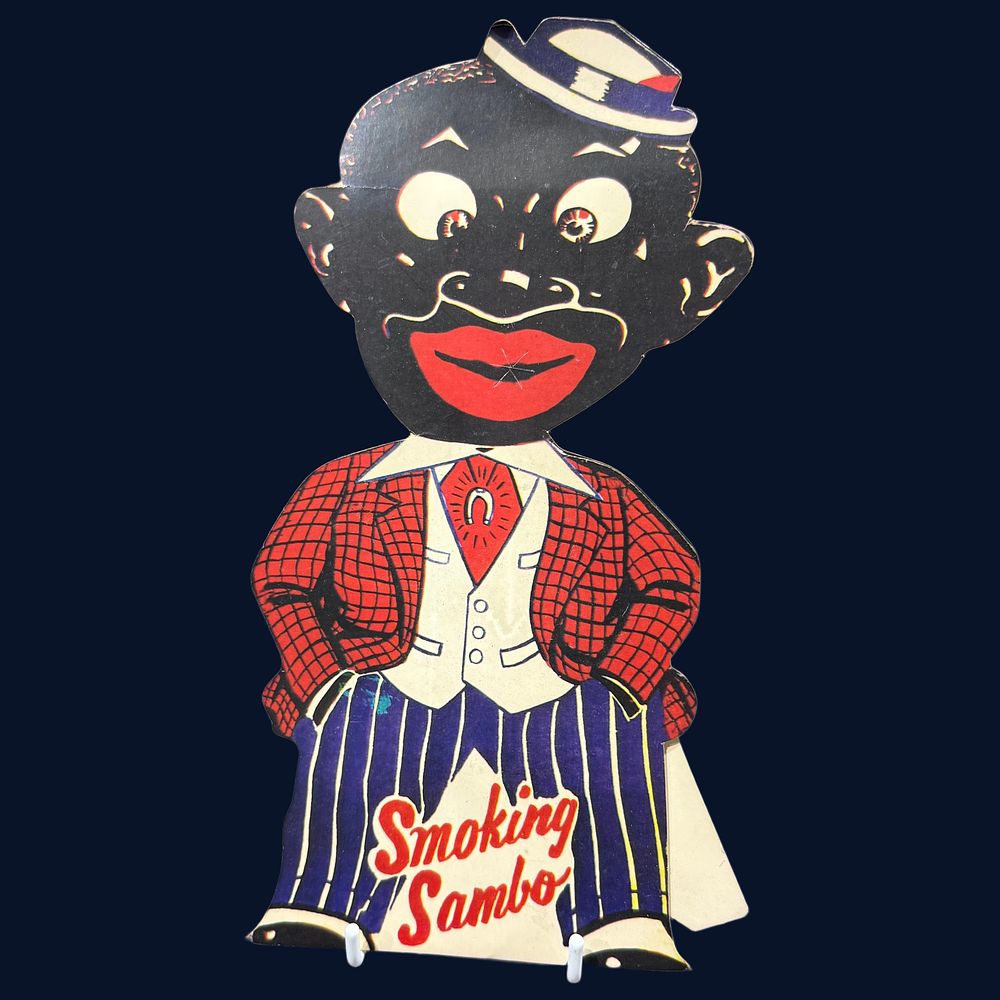 Lot 114: Smoking Sambo Advertising Showcard