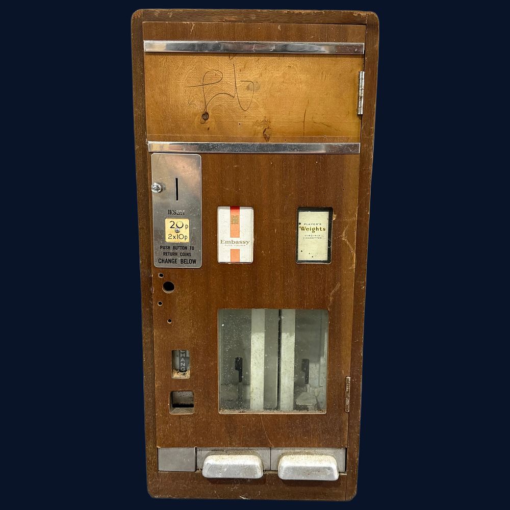 Lot 130: The Imperial Tobacco Company Two Column Cigarette Vending Machine