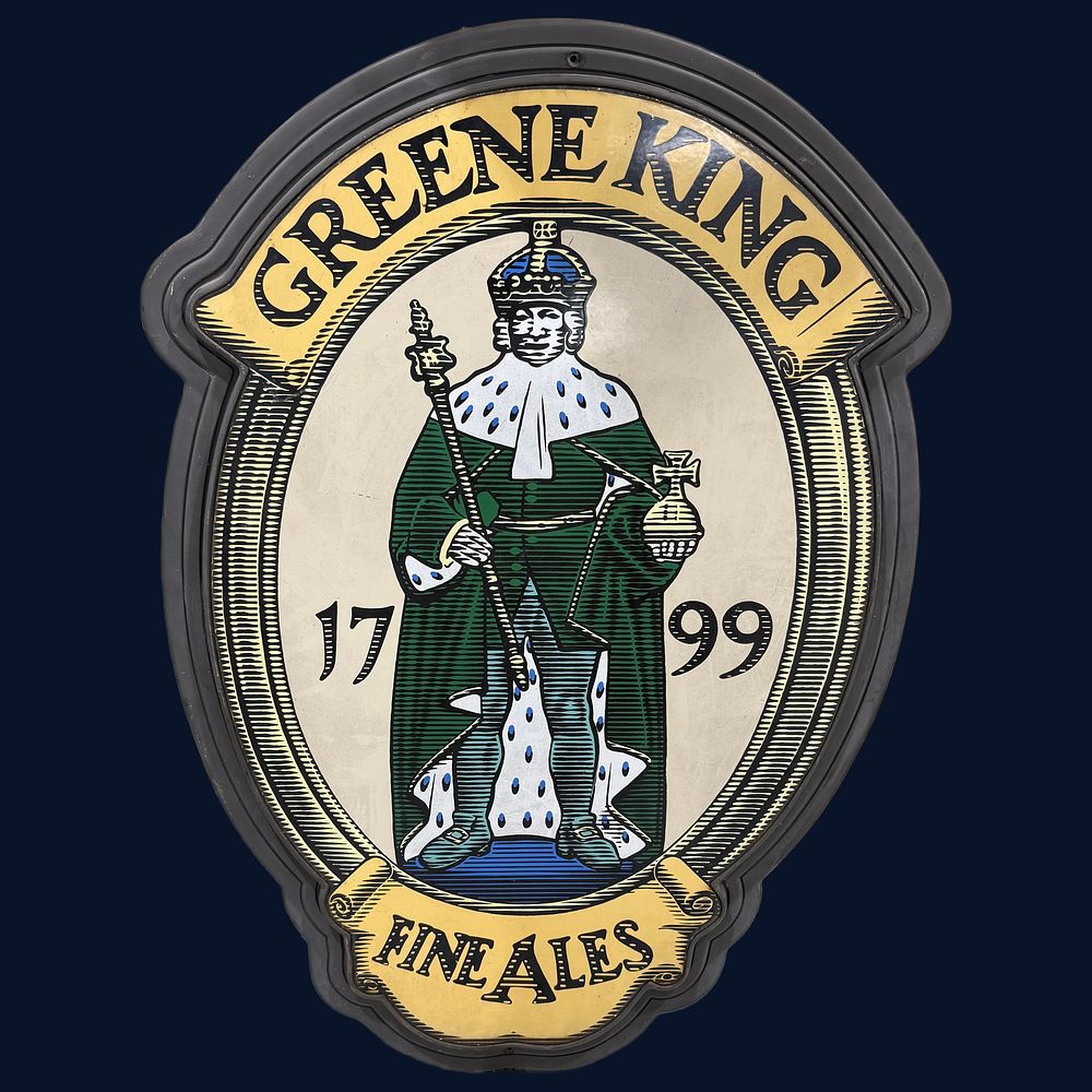 Lot 136: Greene King Fine Ales Advertising Sign