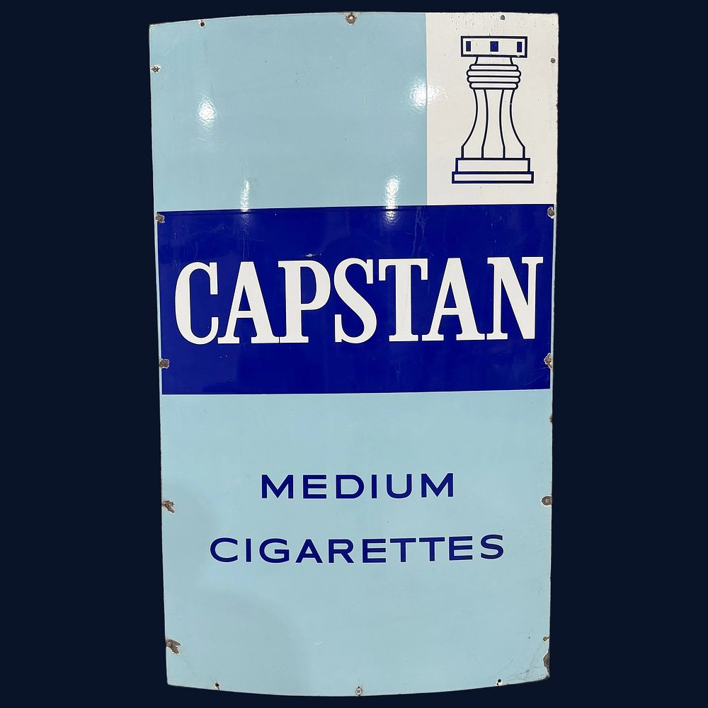 Lot 139: Capstan Enamel Advertising Sign