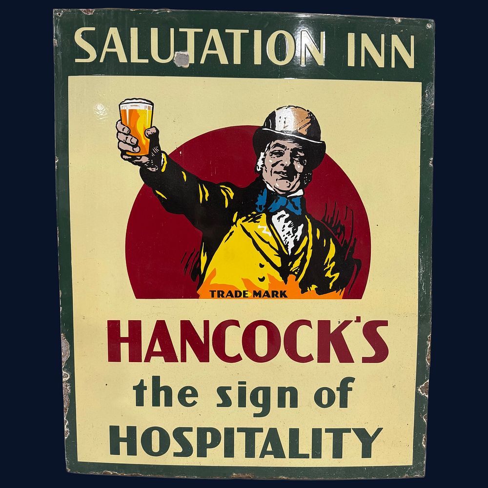 Lot 141: Hancock's Advertising Sign