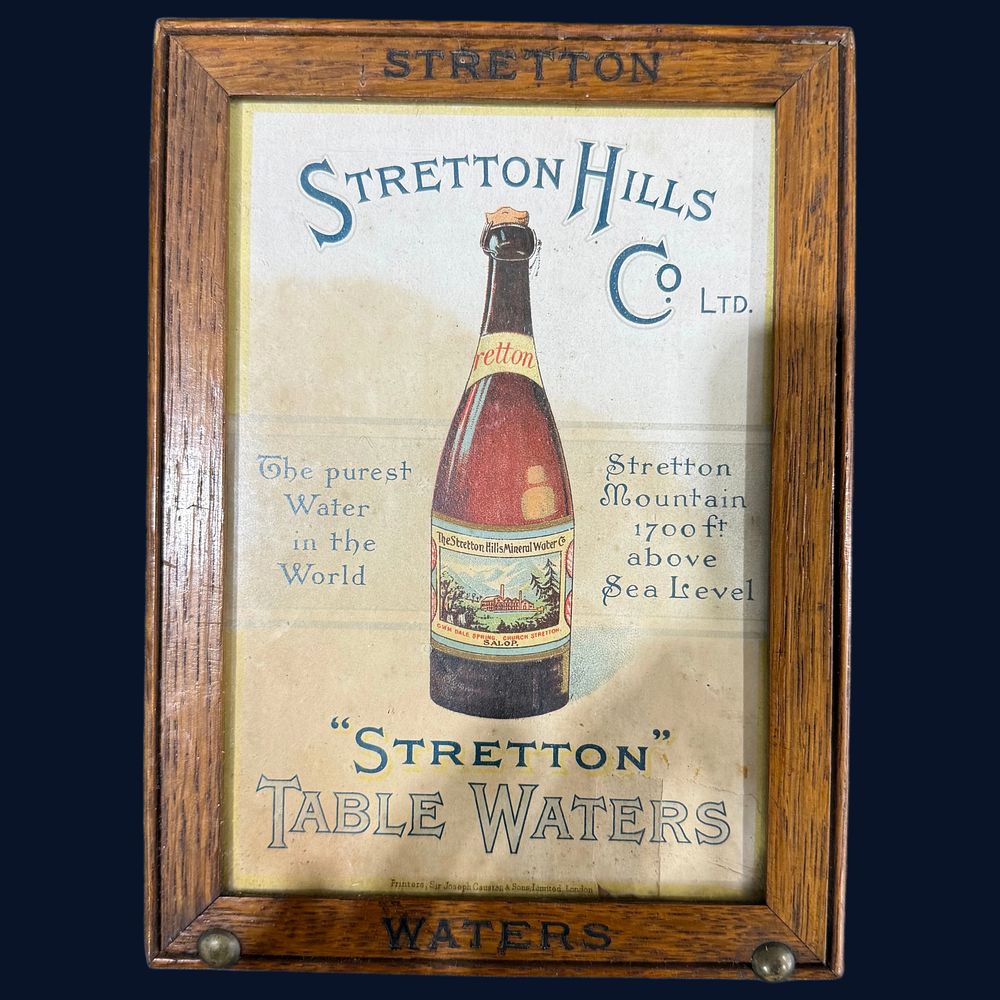 Lot 160: Stretton Hills Co. Ltd. Framed Advertising Showcard