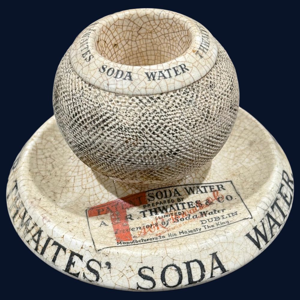 Lot 175: Thwaites' Soda Water Ceramic Advertising Match Striker