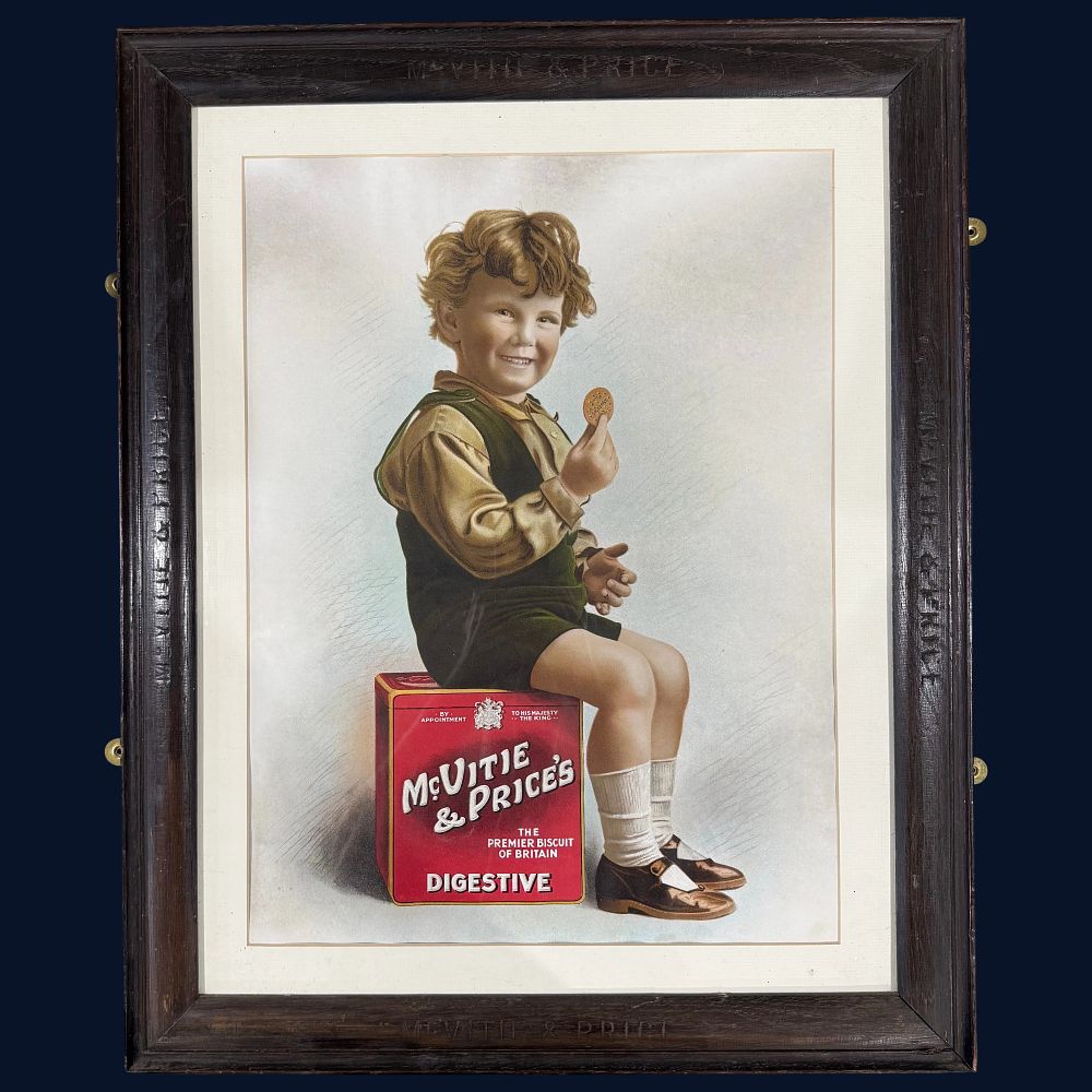 Lot 186: McVitie and Price Digestive Biscuits Graphic Art Poster