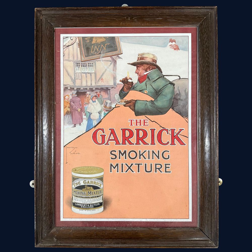 Lot 190: Lawson Wood The Garrick Smoking Mixture Framed Print