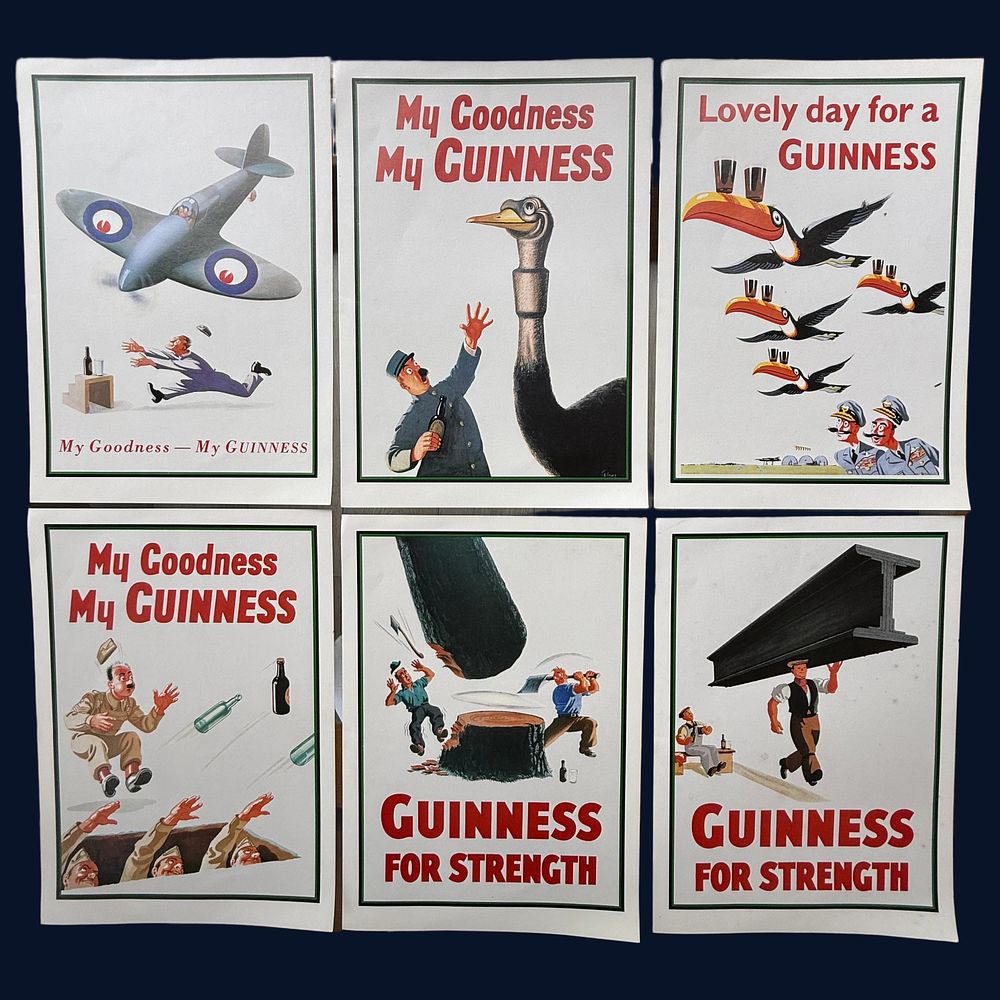 Lot 193: Guinness Advertising Poster Set